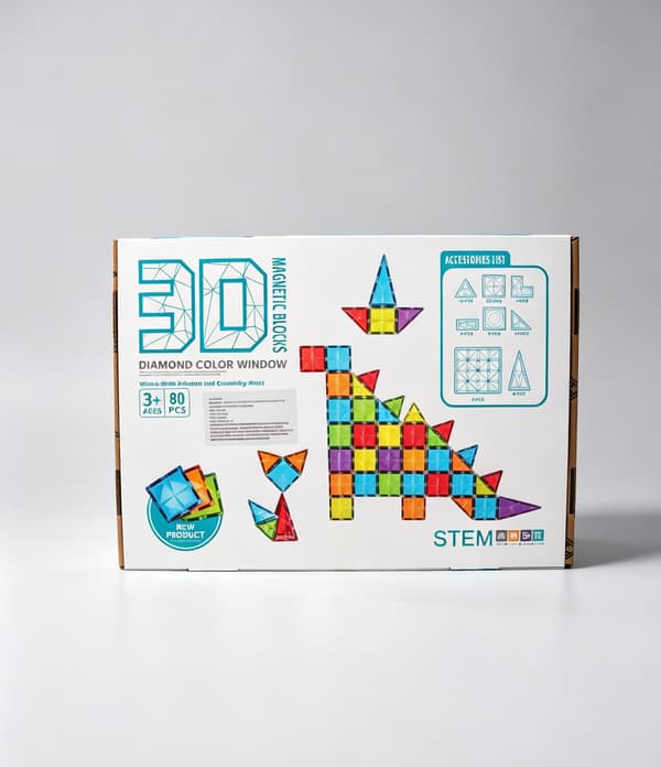 Set de construcción Magnético X 80 Unidades
