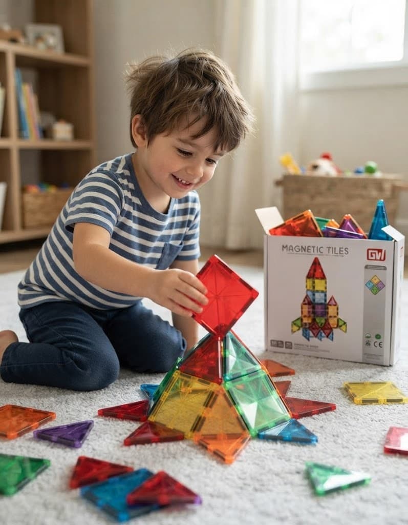 Set de Construcción Magnético X 60 unidades