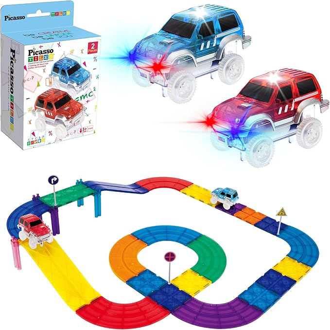 Pista de carros magneticos x 30 pcs - Imagen 3